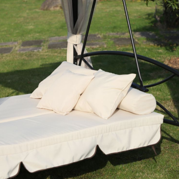 Луксозна градинска шатра с люлка и функция сън за пълен релакс