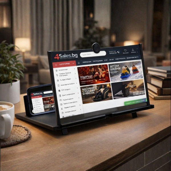 3D Увеличителен екран за смартфон с 5x мащабиране 1