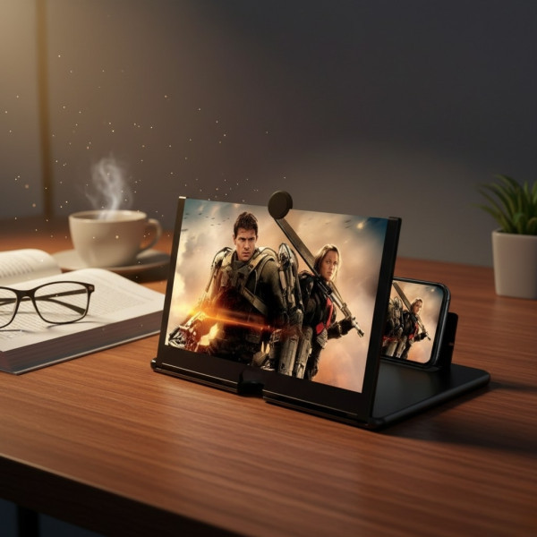 3D Увеличителен екран за смартфон с 5x мащабиране 4