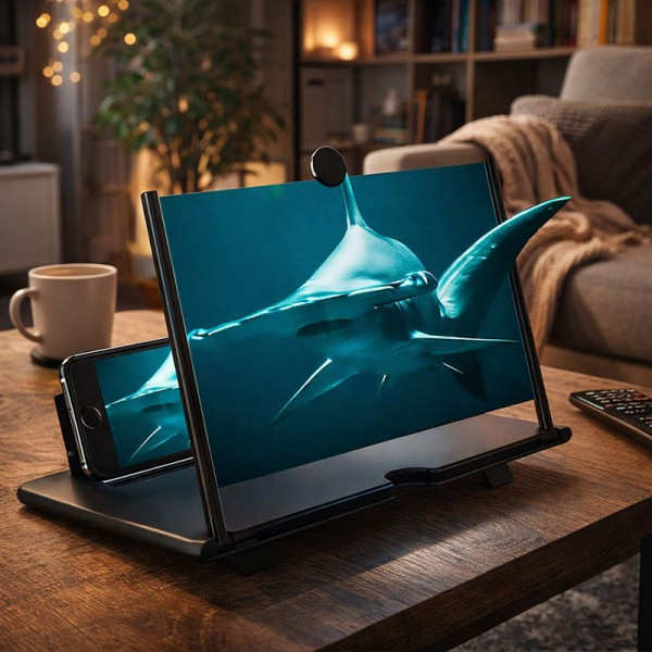 3D Увеличителен екран за смартфон с 5x мащабиране 5