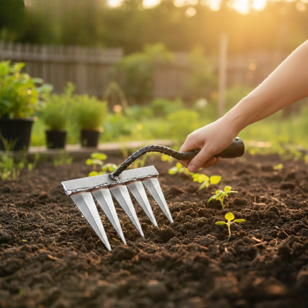 Многофункционален градински инструмент за поддръжка на почвата 1