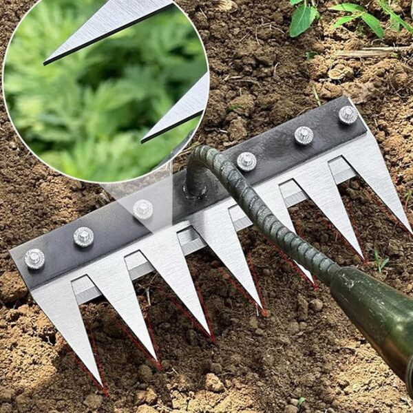 Многофункционален градински инструмент за поддръжка на почвата 7