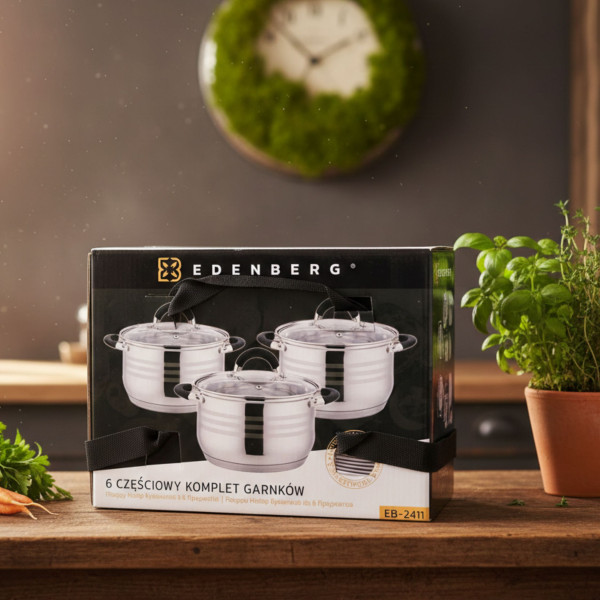 Премиум комплект съдове Edenberg - 6 части