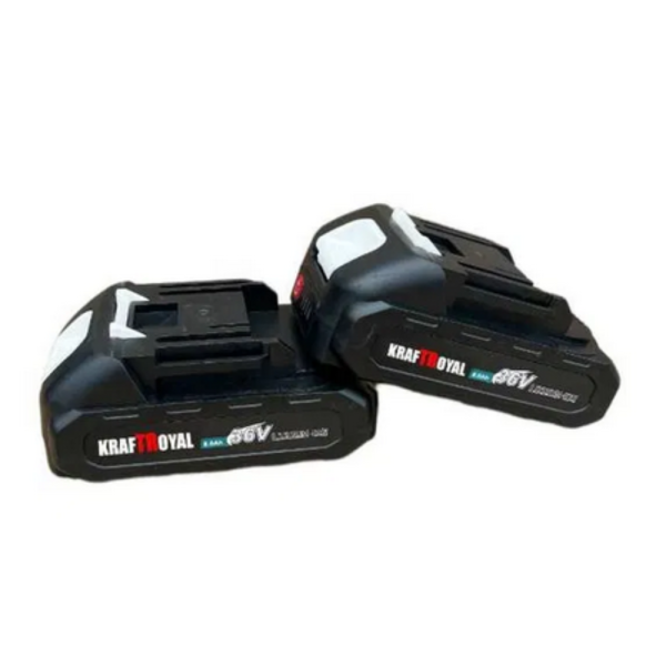 Комплект акумулаторна ножица KraftRoyal с 2 батерии и куфар — мощно и прецизно рязане 6