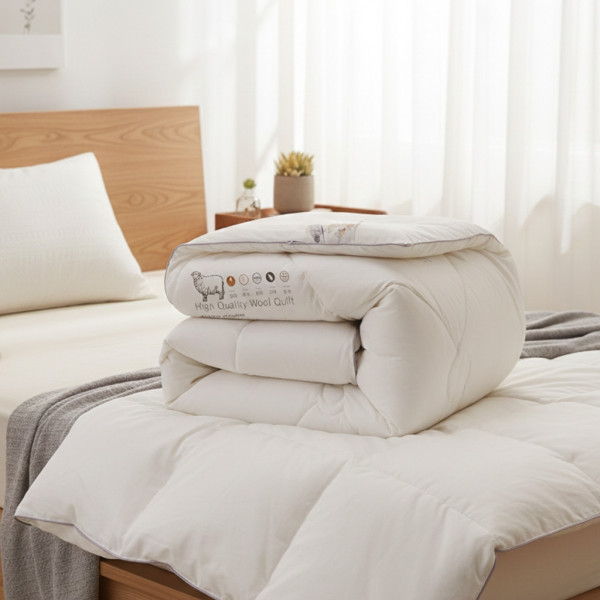 Капитониран чаршаф от нетъкана материя 1,80 x 2,00 м + 2 калъфки + Подарък Зимен юрган с овча вълна 160x200см