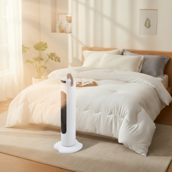 Вентилаторна печка 2 в 1 за бързо и равномерно отопление + целогодишен олекотен юрган за спокоен сън