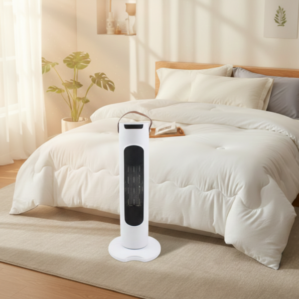 Вентилаторна печка 2 в 1 за бързо и равномерно отопление + целогодишен олекотен юрган за спокоен сън 3