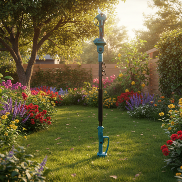 Комплект 3 в 1 от акумулаторна лозарска ножица, акумулаторен мини верижен трион и телескопичен прът