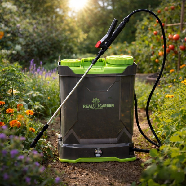 Акумулаторна пръскачка Real Garden 16L – Електрическа, 12V 1