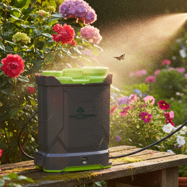 Акумулаторна пръскачка Real Garden 16L – Електрическа, 12V