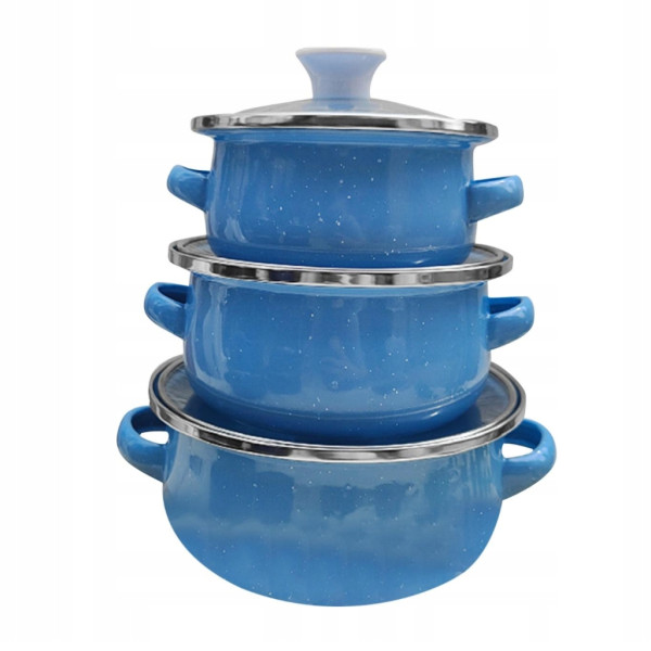 Комплект от 3 тенджери - 16см, 18см, 20см 9