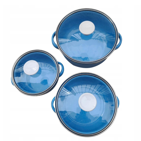 Комплект от 3 тенджери - 16см, 18см, 20см