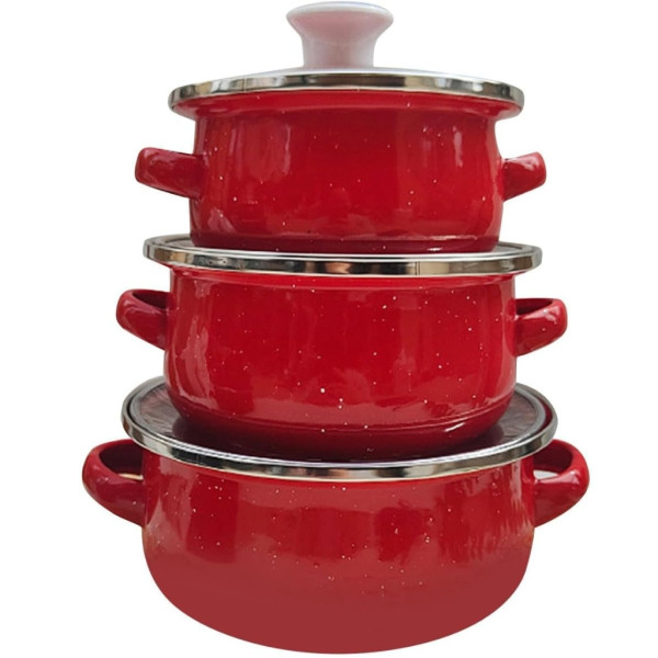 Комплект от 3 тенджери - 16см, 18см, 20см 11