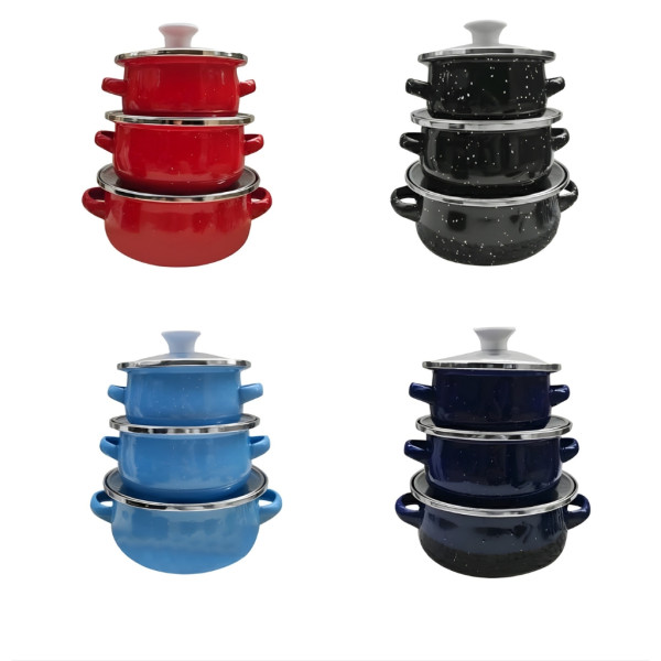 Комплект от 3 тенджери - 16см, 18см, 20см 13