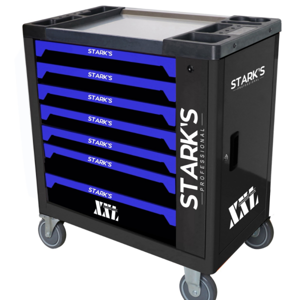 Професионална количка с инструменти 258 части – пълен набор за автосервизи и майстори 9