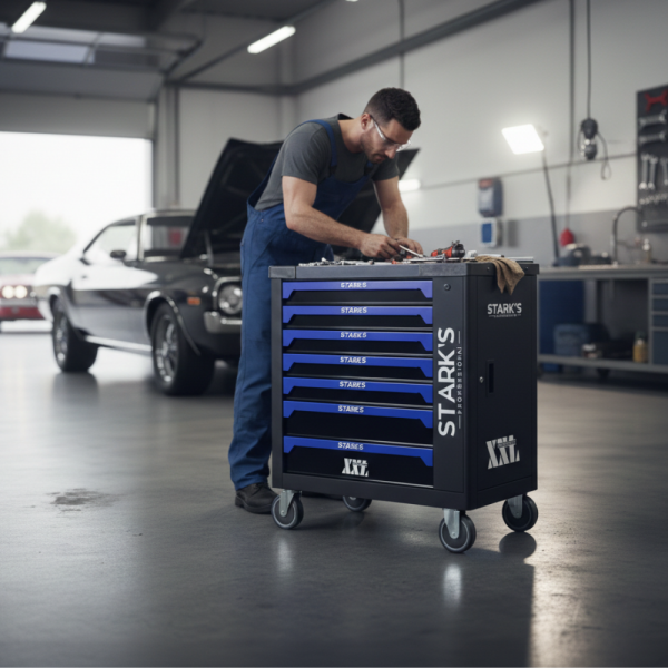 Професионална количка с инструменти 258 части – пълен набор за автосервизи и майстори