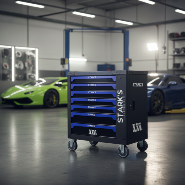 Професионална количка с инструменти 258 части – пълен набор за автосервизи и майстори