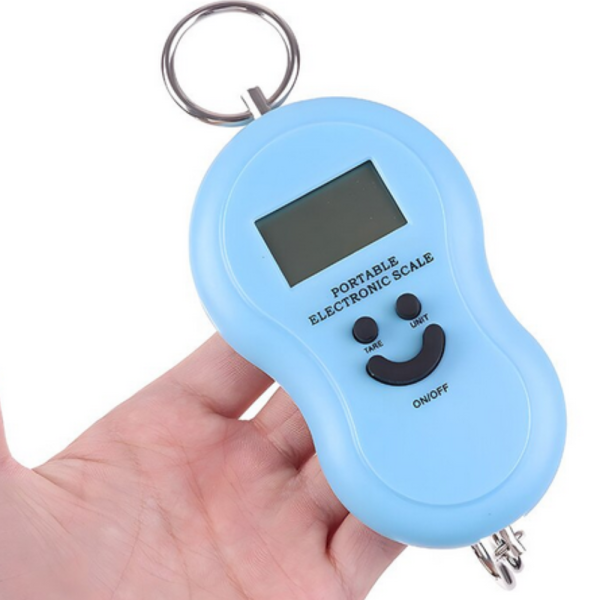 Преносим електронен кантар, WeiHeng, до 50 кг, ръчен SD343