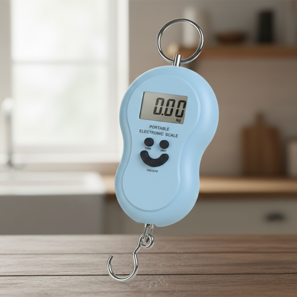 Преносим електронен кантар, WeiHeng, до 50 кг, ръчен SD343