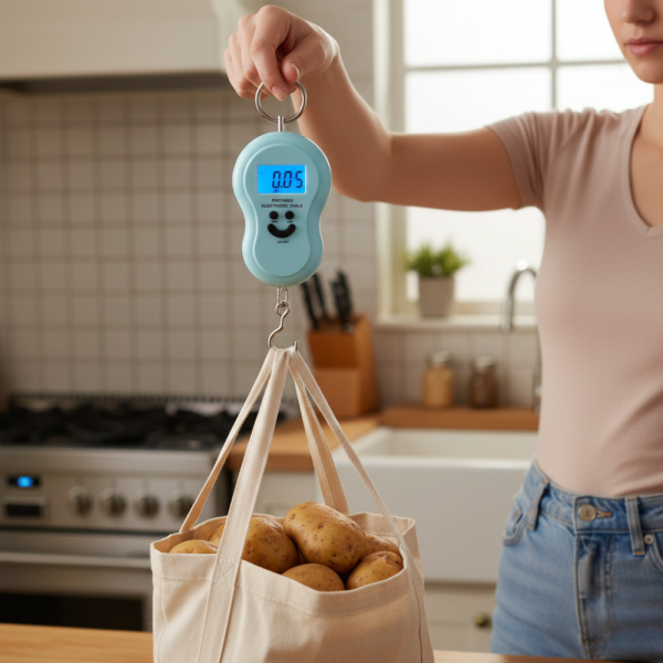 Преносим електронен кантар, WeiHeng, до 50 кг, ръчен SD343