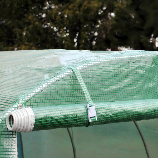 Резервно покривало за оранжерия 3x2x2м – Армирано UV , с цип и прозорци (без рамка)