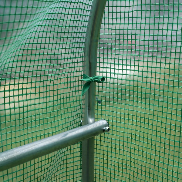 Резервно покривало за оранжерия 3x2x2м – Армирано UV , с цип и прозорци (без рамка)