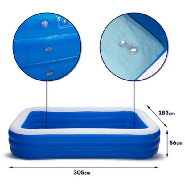 Голям надуваем семеен басейн - релакс и забавление за цялото семейство 7