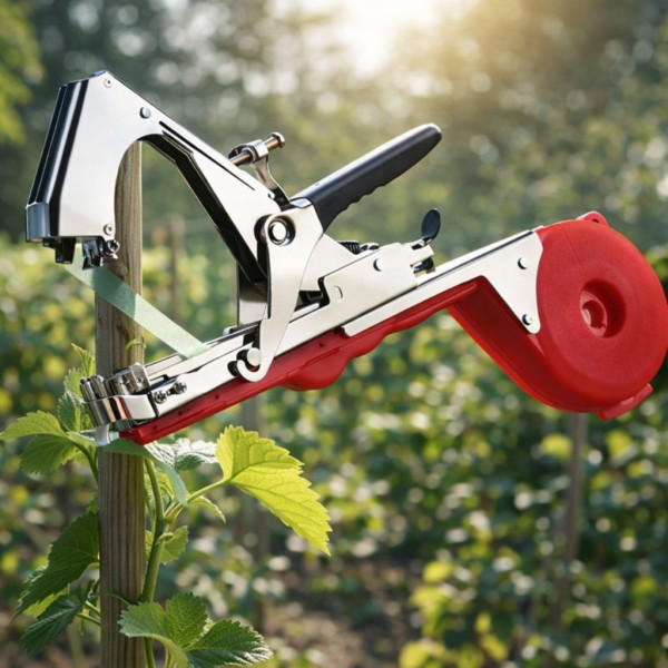 Ръчна машина за връзване на растения – лесно и бързо връзване на домати, грозде, краставици и други култури