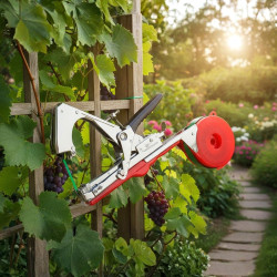 Ръчна машина за връзване на растения – лесно и бързо връзване на домати, грозде, краставици и други култури