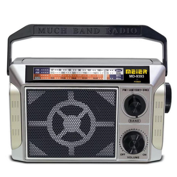 Радио Meier MD-9393 с акумулаторна батерия и FM/AM/SW обхват — мощен звук и яснота 6