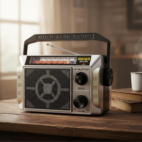 Радио Meier MD-9393 с акумулаторна батерия и FM/AM/SW обхват — мощен звук и яснота 1