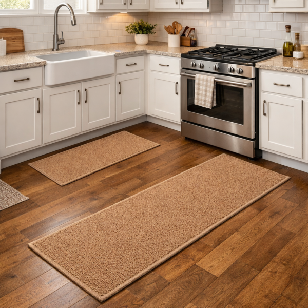 Комплект от 2 броя противоплъзгащи кухненски килими