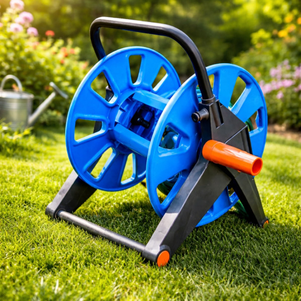 Преносима макара за градински маркуч