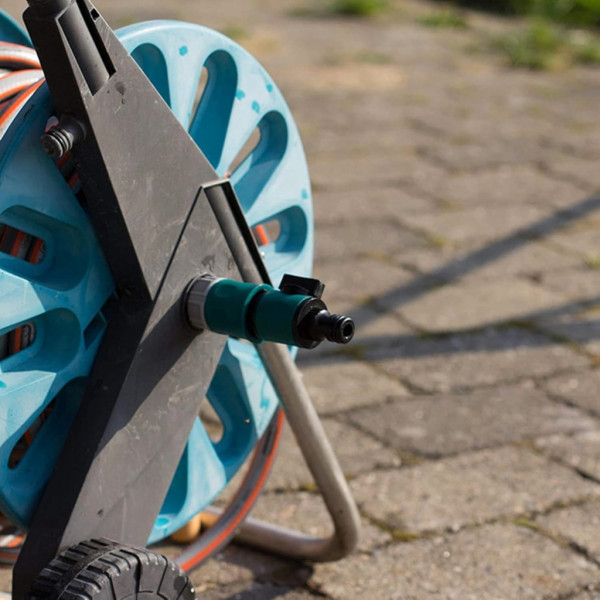 Бърз конектор за градински маркуч с нипел за вентил