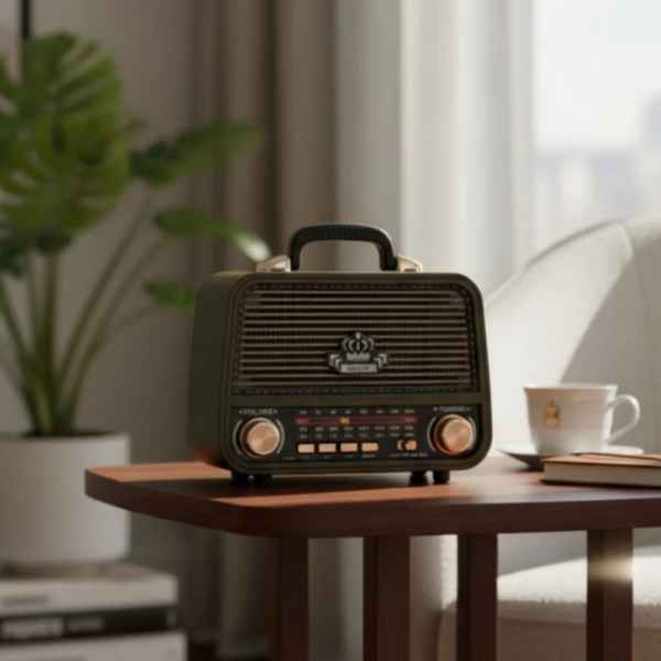 Винтидж радио MEIER MD-1308BT - ретро дизайн с модерни функции 1