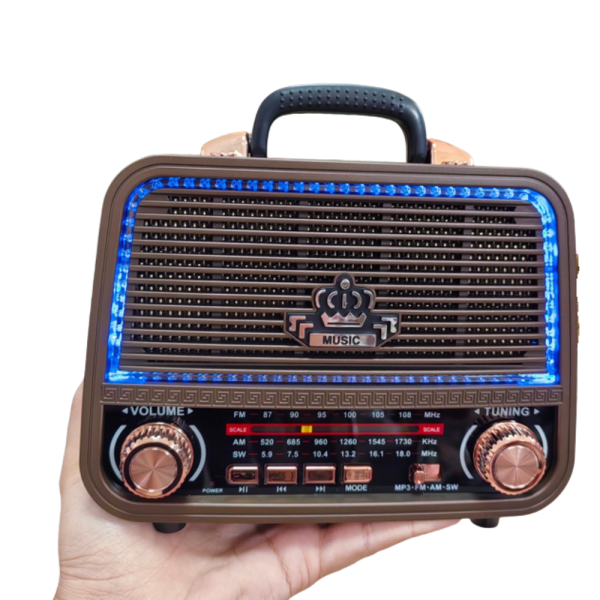 Винтидж радио MEIER MD-1308BT - ретро дизайн с модерни функции