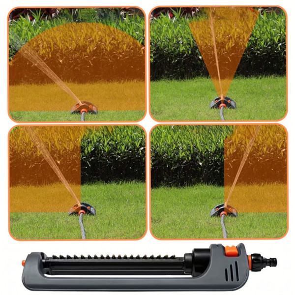 Градинска пръскачка с регулируема осцилираща система, 19 отвора 7