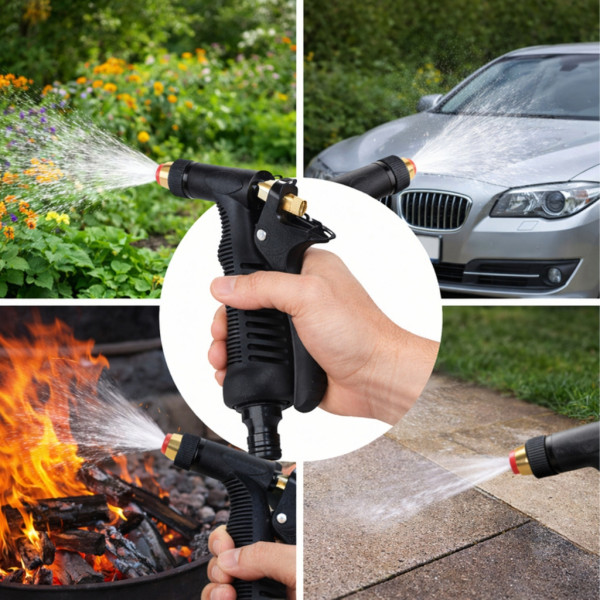 Регулируем пистолет за поливане с градински маркуч 5