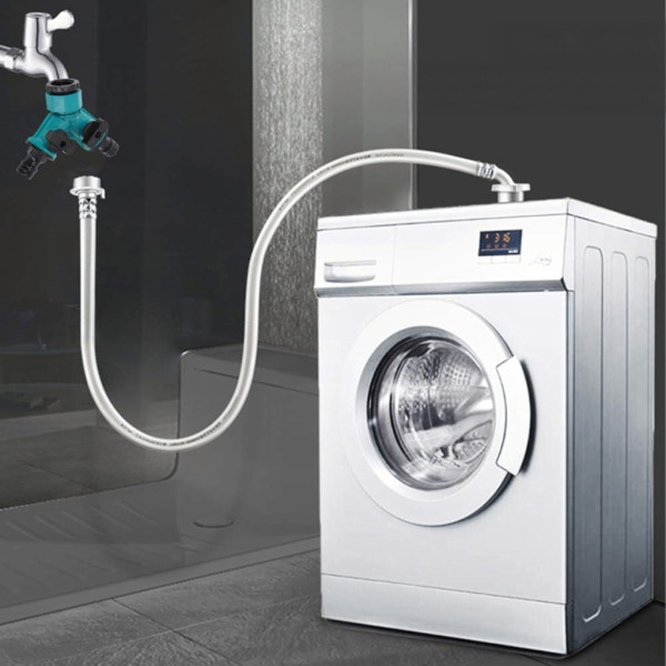 Троен разклонител, редукция, 2-пътни, 1/2" 3/4" градински маркуч, вентили 6