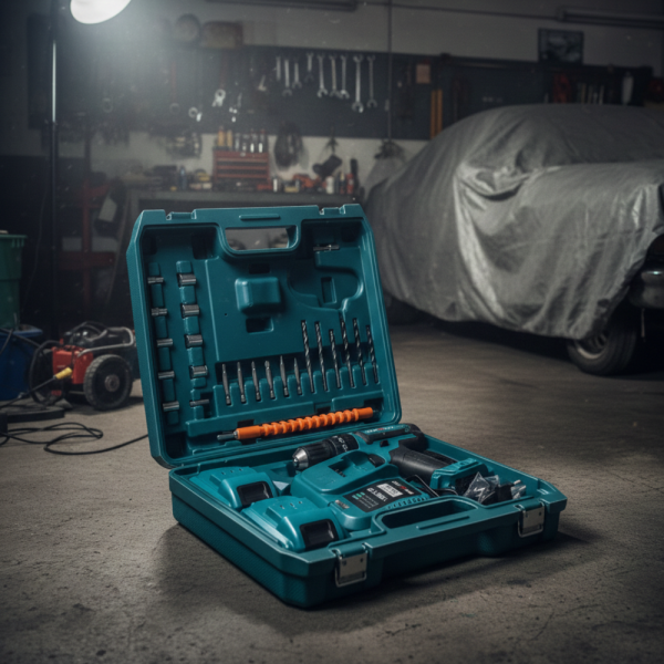 Aкумулаторен  винтоверт Kraft Royal 36V с 2 батерии 8Ah, 24 части и куфар — дълготрайна мощност, бързо зареждане и надеждност