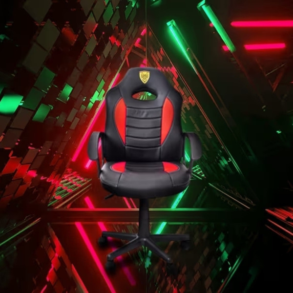 Детски геймърски офис стол – Спортен дизайн, ергономичен и регулируем