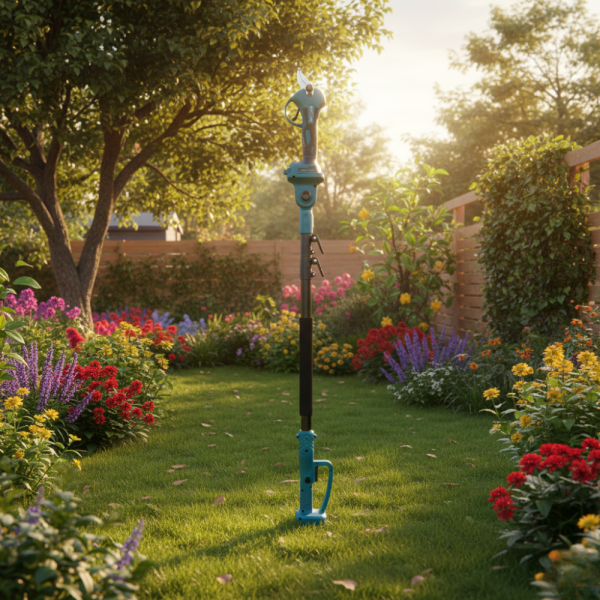 Телескопичен прът Kraft Royal 135–180 см за акумулаторни ножици и резачки — удължава обхвата, удобен и съвместим