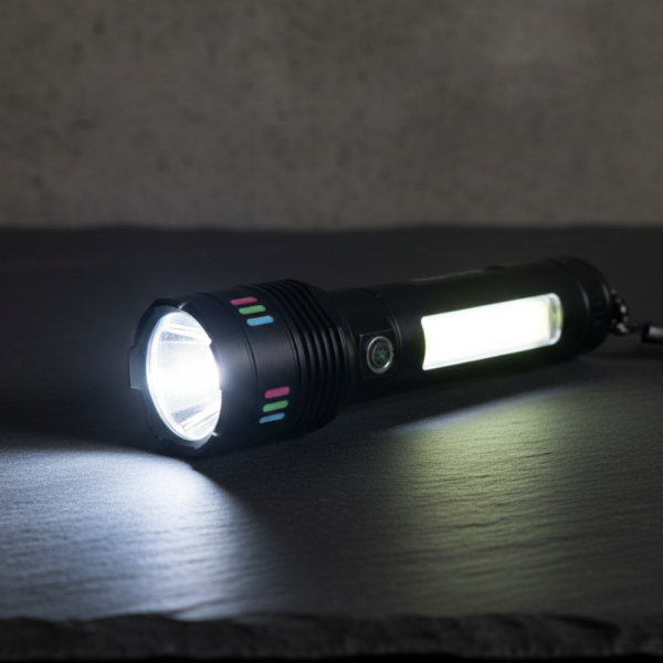 LED мощен фенер BL-707-TG – ярък фенер с Type-C зареждане