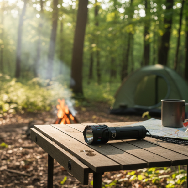 LED мощен фенер BL-707-TG – ярък фенер с Type-C зареждане 5