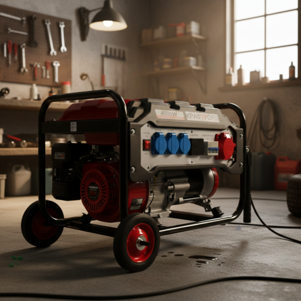 Трифазен четиритактов генератор KraftRoyal 4.5 kW с дисплей 1