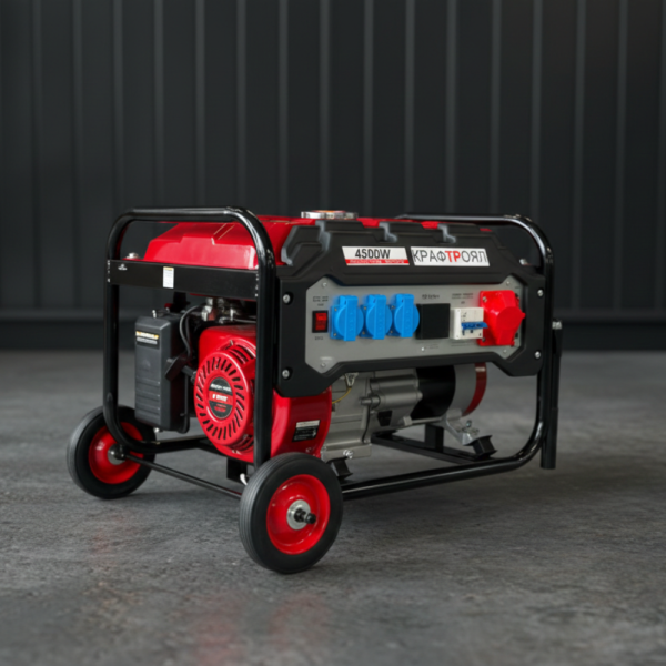 Трифазен четиритактов генератор KraftRoyal 4.5 kW с дисплей