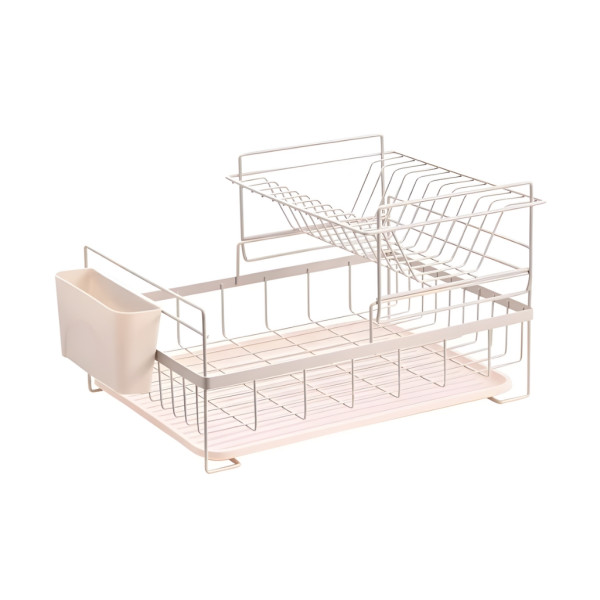 Сушилник за съдове Rosberg R53000P, 2 нива, поставка за прибори и чинии 3