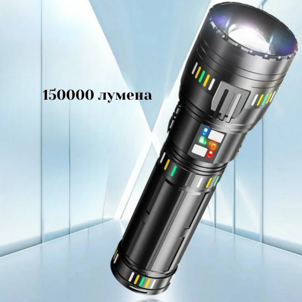 Фенер COBA CB-W518 с LED акумулаторна батерия и обхват 3 км 3