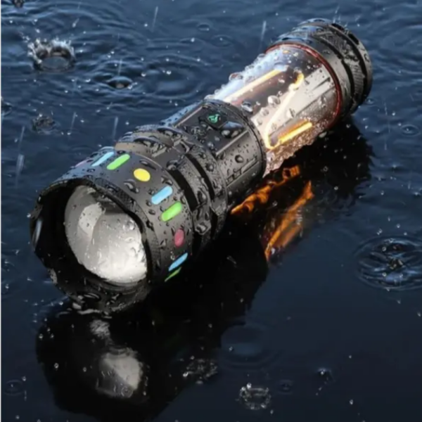 LED мощен фенер YEMAO YM-A5 – 3000 лумена, ZOOM и PowerBank 1