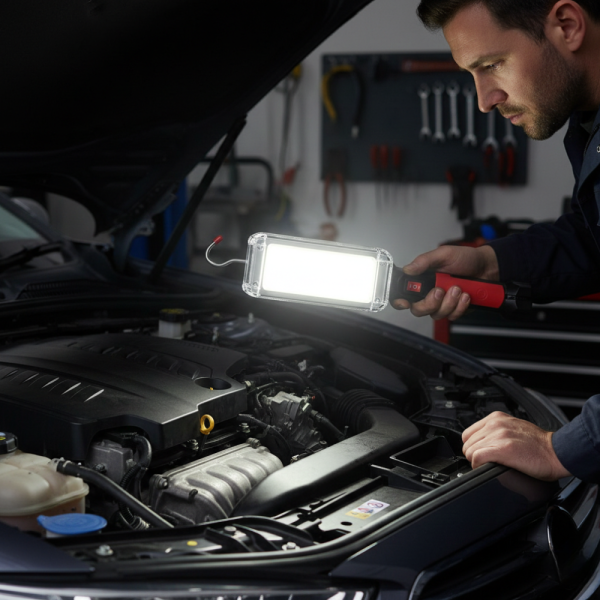 Мощна работна Led лампа ZJ-8859-B преносима с удължен заряд 2